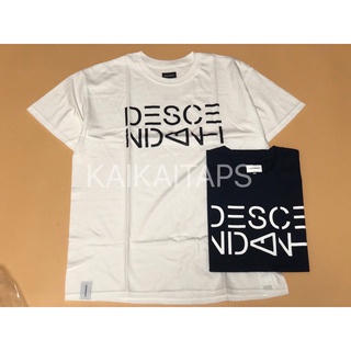 【พร้อมส่ง】เสื้อยืดแขนสั้น ผ้าฝ้าย พิมพ์ลายตัวอักษร DESCENDANT