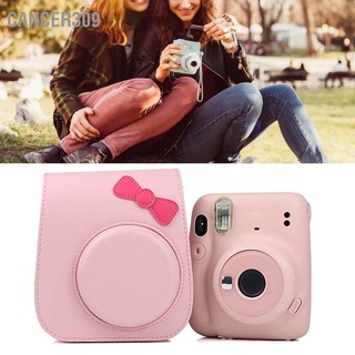 Cancer309 กระเป๋าสะพายไหล่ หนัง Pu กันตก ป้องกันกล้อง สไตล์เรโทร สําหรับ Instax Mini11 8 9