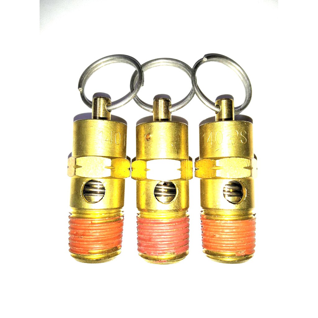 ภาพสินค้าTHB โปโลลม เซฟตี้วาล์ว Safty Valve ปั๊มลม1/4 อะไหล่ปั๊มลม ทองเหลืองแท้ (T142) จากร้าน s.r_machine บน Shopee ภาพที่ 1