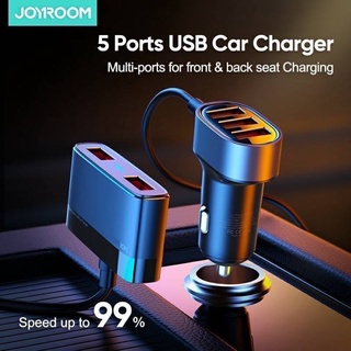 ภาพหน้าปกสินค้าJoyroom JR-CL03  Car Charger 5 USB 6.2A. !! ที่ชาร์จในรถยนต์ 5 ช่อง usb (3+2) 6.2A Max ที่เกี่ยวข้อง