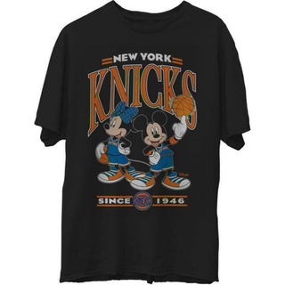 เสื้อยืดวินเทจGILDAN เสื้อยืด พิมพ์ลาย New York Knicks Basketball Nba Team สีดํา สไตล์วินเทจ สําหรับผู้ชายS-5XL