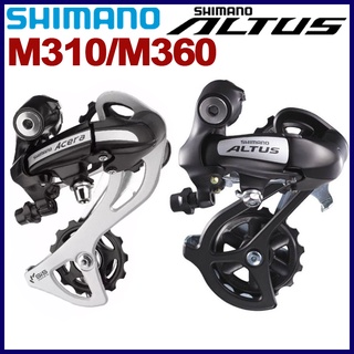 Shimano Altus RD-M310 ตีนผีหลัง 7 8 ความเร็ว M360 M3020 สีดํา สีเงิน สําหรับจักรยานเสือภูเขา