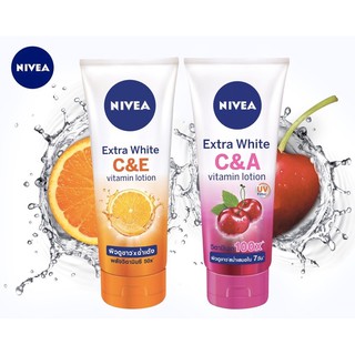 NIVEA C&A และ C&E โลชั่น 2 180 , 320 มล. NIVEA Extra White C&E and C&A