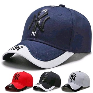 หมวกเบสบอล Ny นําเข้า คุณภาพสูง สไตล์สปอร์ต สําหรับผู้ชาย และผู้หญิง