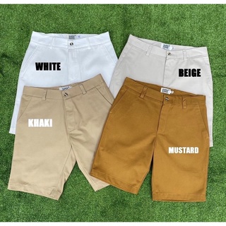 ภาพขนาดย่อสินค้ากางเกงขาสั้นผู้ชาย ผ้าชิโน สีพื้น ผ้าcotton100% เกรดพรีเมี่ยม - KNOCK CHINO PANTS