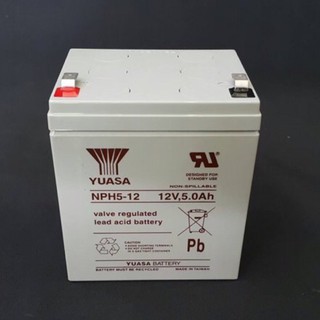 ภาพหน้าปกสินค้าแบตเตอรี่Yuasa NPH5-12 12V 5AH ที่เกี่ยวข้อง