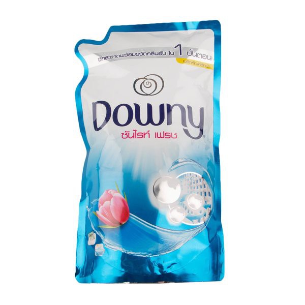 แพคคู่สุดคุ้ม-downy-liquid-sunrise-fresh-clean-น้ำยาซักผ้า-ดาวน์นี่-ซันไรส์-เฟรช-คลีน-1-350-มล-2-ถุง-ดาวนี่