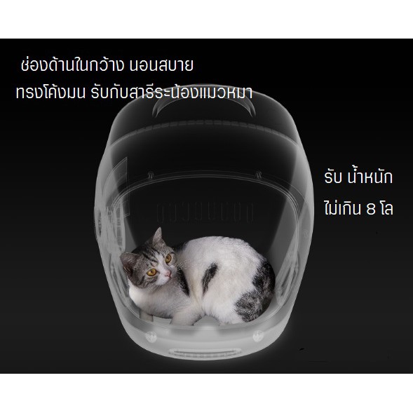 ภาพสินค้าpetkit Breezy Smart Cat Carrier  กระเป๋าแคปซูลแมว กระเป๋าเป้แมวติดแอร์ระบายอากาศ จากร้าน xiaomiclub บน Shopee ภาพที่ 7