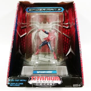 🇯🇵 Spider Man 3 Titanium Series Die Cast | Spiderman โมเดล ฟิกเกอร์ ไททาเนี่ยม สไปเดอร์-แมน ของแท้ญี่ปุ่น Hasbro