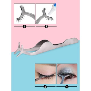 M133 ขนตาปลอม แหนบสำหรับขนตา แหนบแฟชั่น กาวติดขนตาปลอม Fake Eyelash Tweezer, eyelashes tweezers, eyes gadget (ส่งจากไทย)