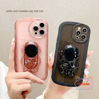 ใหม่ เคสโทรศัพท์มือถือ TPU ใส กันกระแทก ป้องกันเลนส์กล้อง ลายนักบินอวกาศ 3D สีแคนดี้ สําหรับ Xiaomi Redmi 10C 10 Poco F4 GT F3 F2 Pro K30 Note 5 Pro 4G