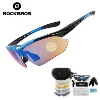 แว่นตากันแดดเลนส์ Polarized ROCKBROS สำหรับขี่จักรยาน