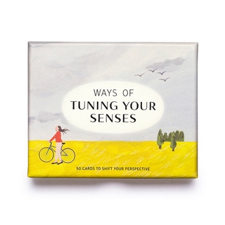 Fathom_ Ways of Tuning Your Senses / Laurence King การ์ด 50 ใบเพื่อดื่มด่ำชีวิต มีความสุขได้