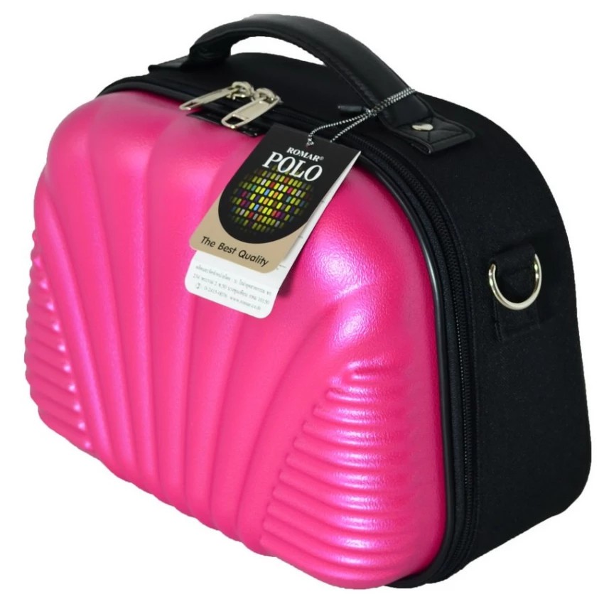 romar-polo-กระเป๋าเดินทางสะพายข้าง-12-นิ้ว-fb-code-25008-pink