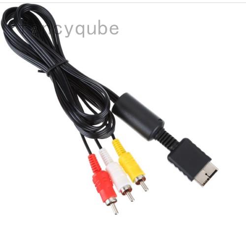 สินค้า สายเคเบิลคอมโพสิต เสียง วิดีโอ Av 1.8 เมตร เป็น Rca สําหรับ Sony Playstation Ps 1 Ps 2 Ps 3