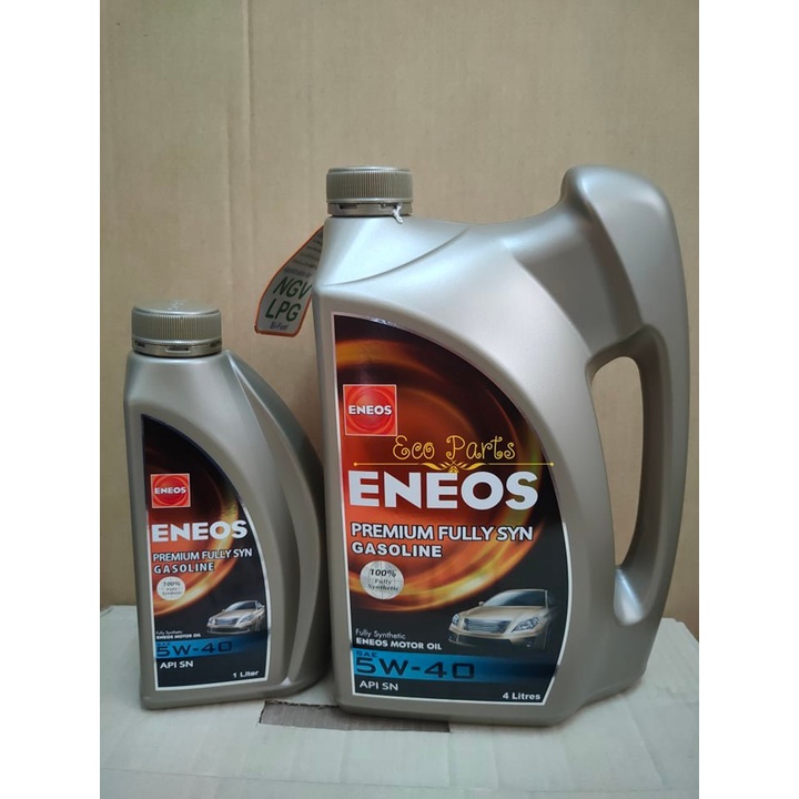 นํ้ามันเครื่อง-เอเนออส-eneos-super-fully-syn-สังเคราะห์เเท้-5w40-4-1ลิตร-เปลี่ยนถ่าย10-000-กม-แถมเสื้อ1ตัว