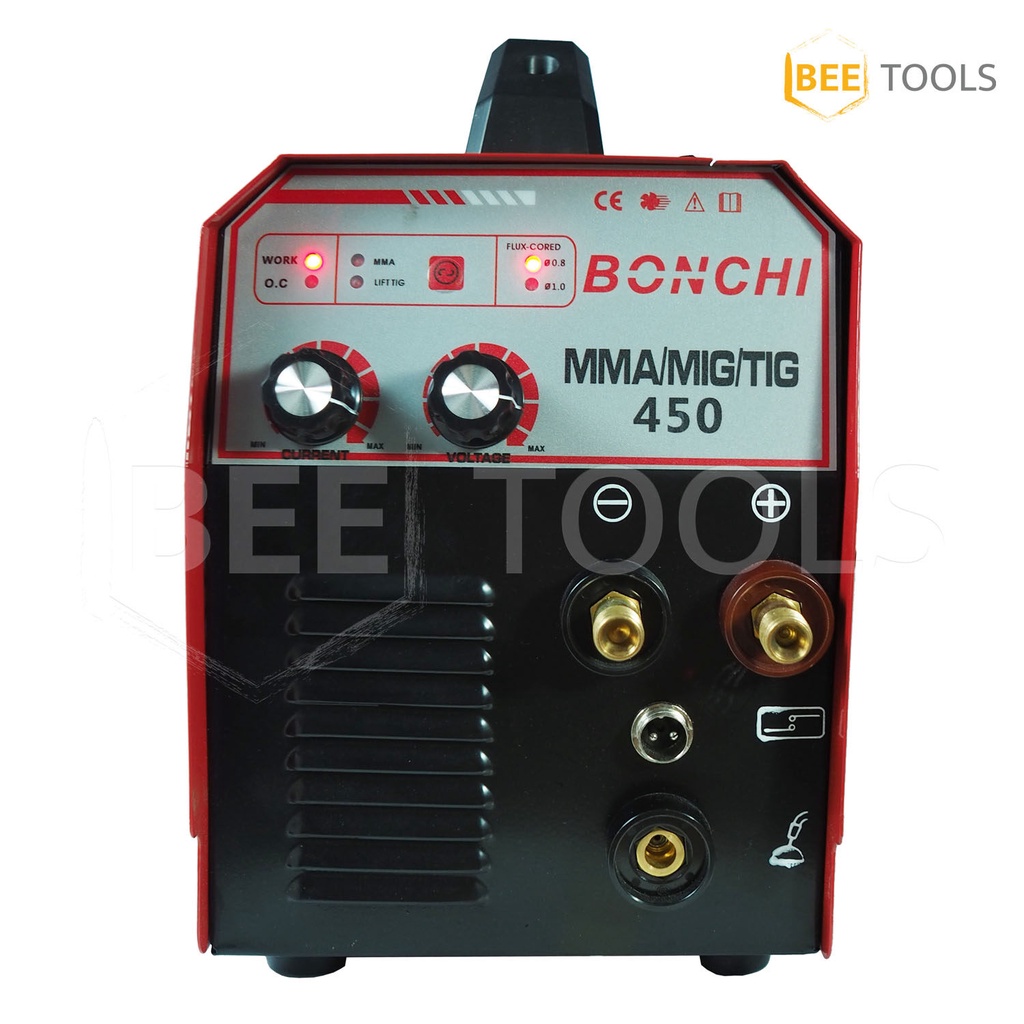 bonchi-ตู้เชื่อมไฟ้ฟ้า-เครื่องเชื่อมไฟฟ้า-mma-mig-450-รุ่นไม่ใช้แก๊ส-2-ระบบ-ใช้ได้ทั้งไฟฟ้าและมิก