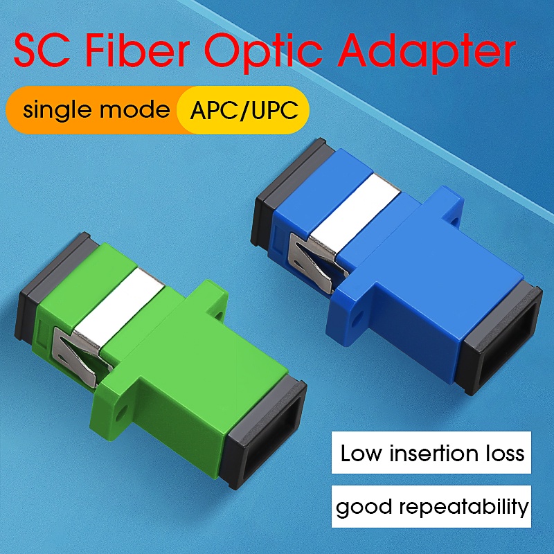free-shipping-300-bag-sc-apc-simplex-mode-fiber-optic-adapter-sc-apc-optical-fiber-coupler-sc-fiber-flange