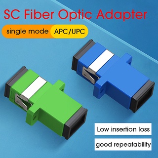 Free Shipping 300/bag SC APC Simplex mode Fiber optic Adapter SC APC Optical fiber coupler SC Fiber flange