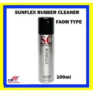 Sunflex SC Super Rubber Cleaner Faom Type 100 มล. ปิงปอง ปิงปอง