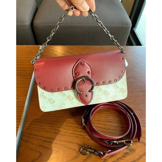 Coach Beat Crossbody Clutch In Signature Canvas With Horse And Carriage Print((6910//4760))