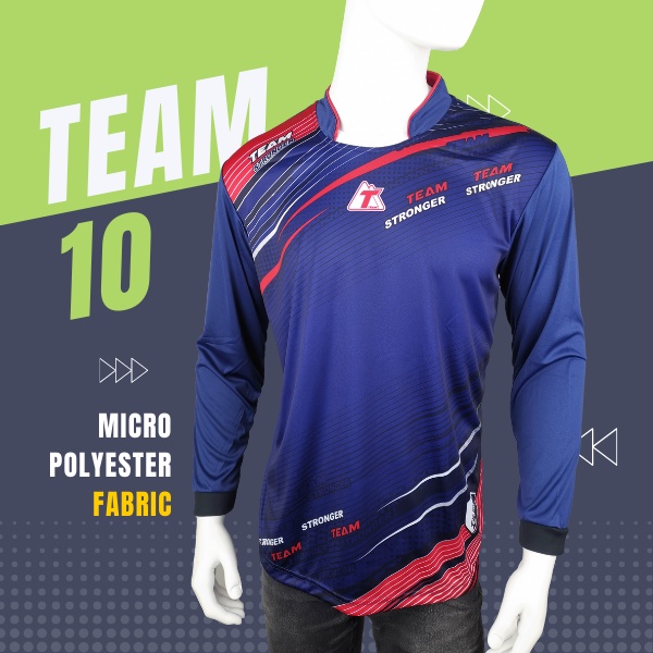 รูปภาพของTeam10 เสื้อกีฬาแขนยาว ผ้าไมโคร ไซส์ S-XXL ปี2021ลองเช็คราคา