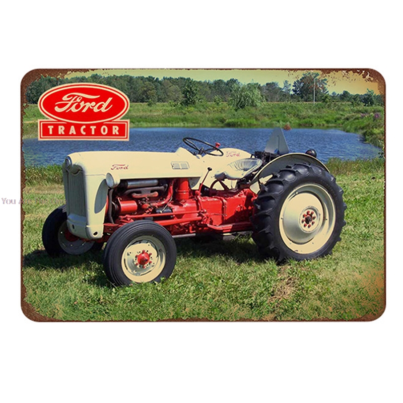 สติ๊กเกอร์โลหะดีบุกลายรถแทรกเตอร์สีเขียว-2020-farmall-john-สําหรับตกแต่งผนัง