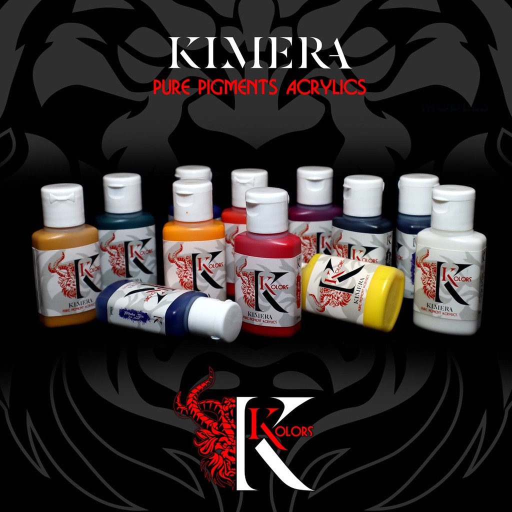 ชุดสีสูตรน้ำพรีเมี่ยม Kimera Color ใช้ทา Warhammer gundam gunpla กัน ...