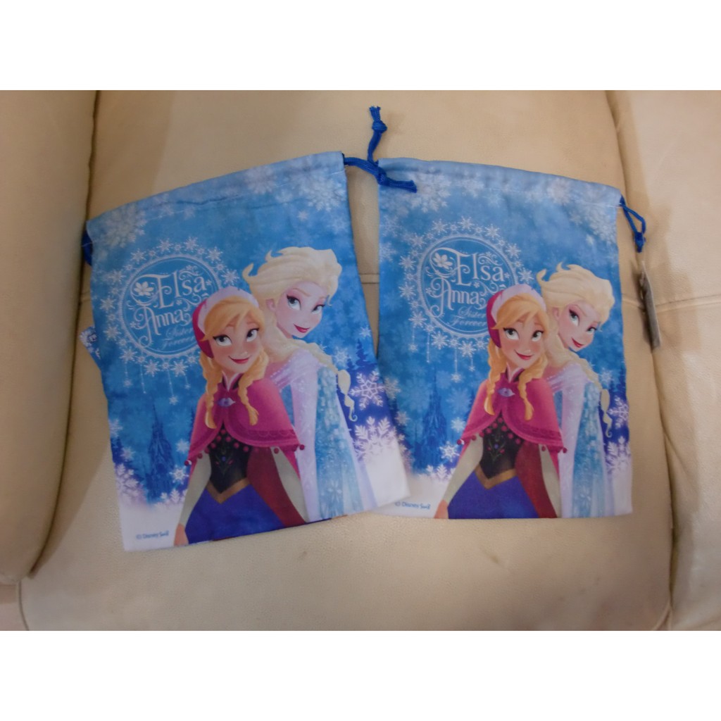 พร้อมส่งแท้ล้าน-ถุงหิ้วหูรูดดิสนีย์frozen