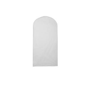 โปรโมชั่น : ถุงคลุมแบบซิปด้านข้าง แบบหนา ถุงคลุมเสื้อ ถุงใส่สูท ถุงเสื้อผ้า ถุงคลุมชุดครุย ถุงกันฝุ่น สีขาวขุ่น แบบมีซิปข้าง