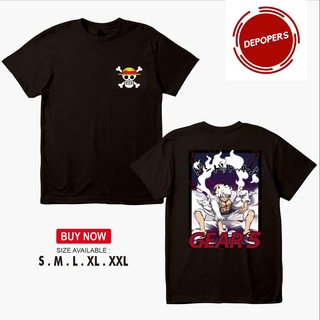 【hot tshirts】เสื้อยืด พิมพ์ลายอนิเมะ One Piece Monkey D LUFFY GEAR 5 MODEL 22022