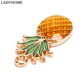 ภาพขนาดย่อของภาพหน้าปกสินค้าLadyhome จี้รูปสับปะรด โลหะผสม สําหรับทําเครื่องประดับ DIY 10 ชิ้น ต่อชุด จากร้าน ladyhome.th บน Shopee