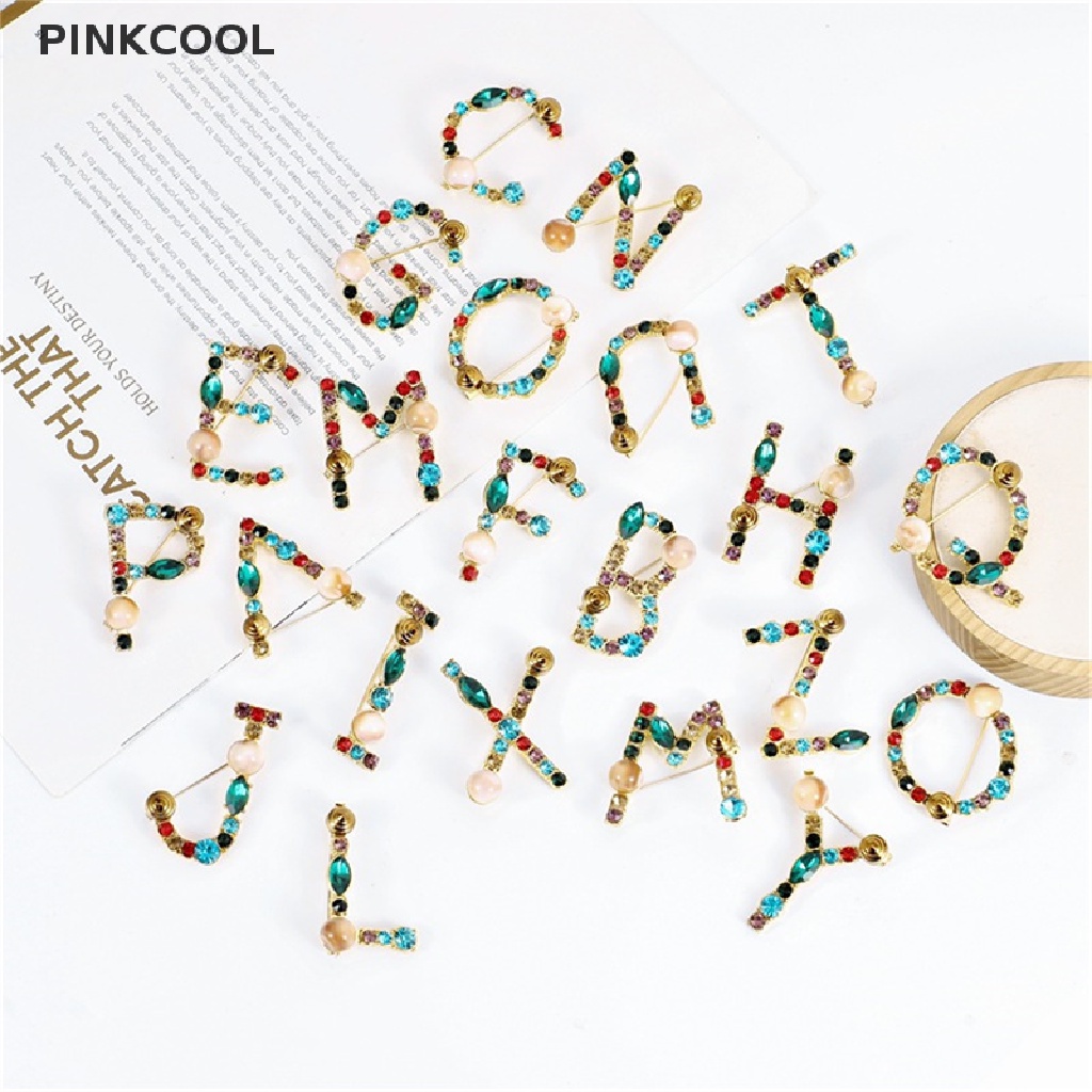 pinkcool-26-ตัวอักษร-พลอยเทียม-เข็มกลัด-ตัวอักษร-pin-ที่มีสีสัน-การออกแบบแฟชั่น-เครื่องประดับ-ของขวัญ