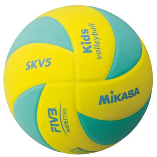 ภาพขนาดย่อของสินค้าMIKASA ลูกวอลเล่ย์บอลเด็ก มี 3 สี หนังอัด มิกาซ่า SKV 5 33429