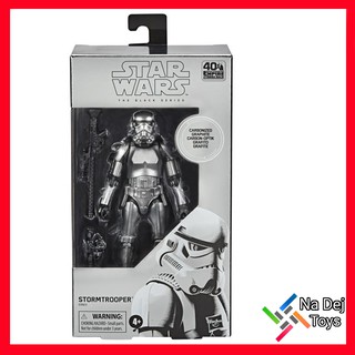 Star Wars The Black Series Stormtrooper Carbonized 6" สตาร์วอร์ส แบล็คซีรีส์ สตอร์มทรูเปอร์ คาร์บอนไนซ์ 6 นิ้ว