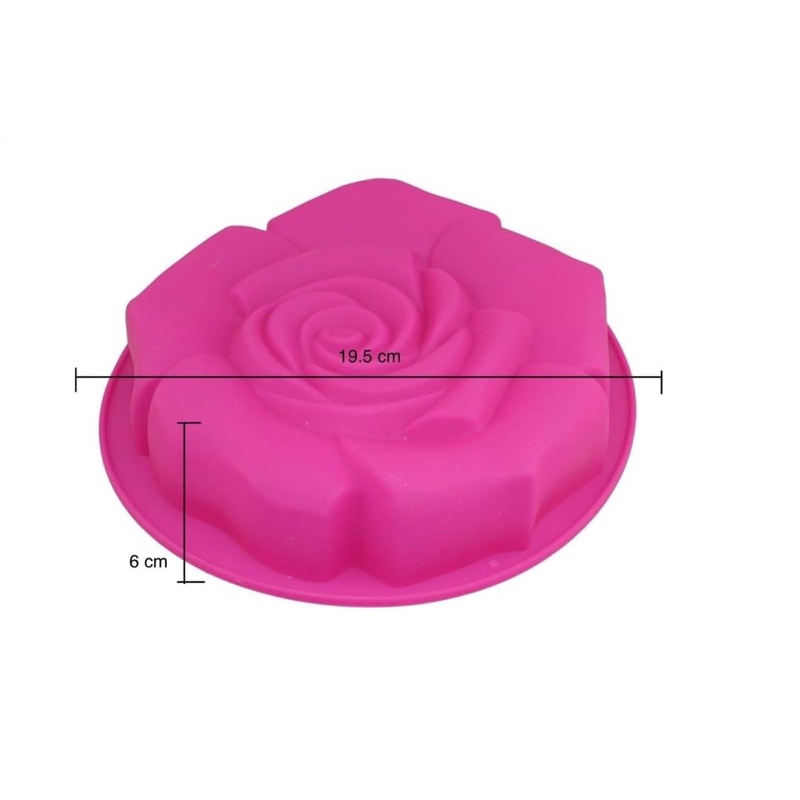 ซิลิโคนเค้กกุหลาบ-แม่พิมพ์เค้ก-ทรงกุหลาบ