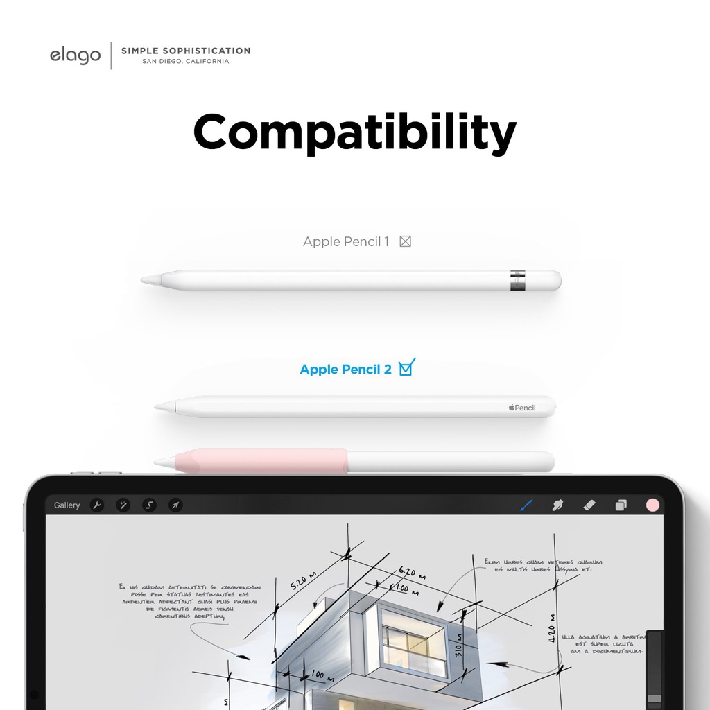 elago-grip-silicone-holder-for-apple-pencil-2-2-packs-ปลอกปากกาสำหรับ-apple-pencil-ได้-2-สี-ในกล่อง-สินค้าพร้อมส่ง