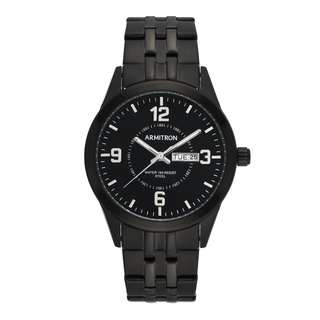 ARMITRON AR20/5362BKTI (W19) นาฬิกาข้อมือผู้ชาย สายสเเตนเลส สีดำ