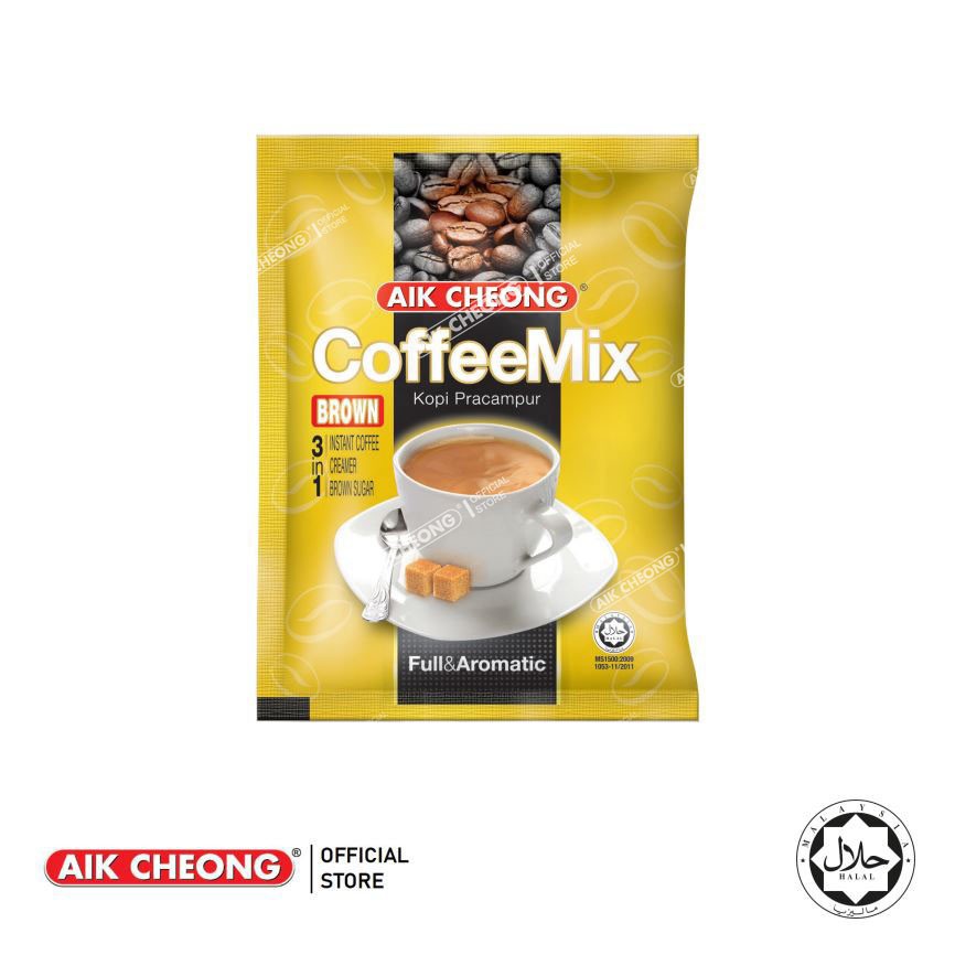 aik-cheong-kopi-pracampur-โกปี้-น้ำตาลทรายแดง-กาแฟ-3-อิน-1-full-amp-aromatic-coffee-mix