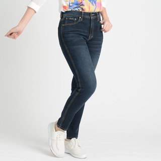 GSP จีเอสพี Magic Jeans กางเกงเก็บหน้าท้อง ขายาว สียีนส์ (PQ2YDB)