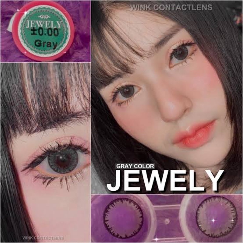 jewely-gray-wink-lens-ขนาดโต-บิ๊กอาย-กรองแสง-uv-เลนส์แท้จดทะเบียนถูกต้อง-บิ๊กอาย-คอนแทคเลนส์bigeye