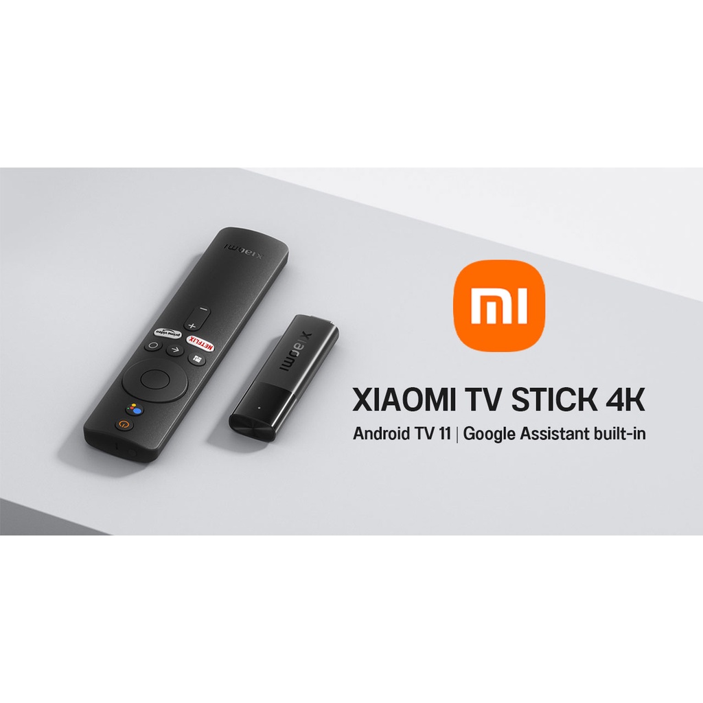 ภาพหน้าปกสินค้าXiaomi TV Stick 4K EU แอนดรอยด์ทีวีแบบพกพา ความละเอียดชัดระดับ 4K / รองรับภาษาไทย (รับประกันศูนย์ไท