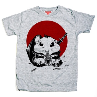 เสื้อยืด แขนสั้น แชปเตอร์วัน คาแรคเตอร์ ลาย แฮมสเตอร์ซามูไร ผ้านิ่ม / Samurai Hamster Chapter One Character Soft T-Shirt