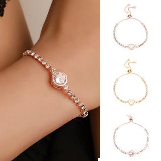 ภาพหน้าปกสินค้าFashion Round Love Zircon Bracelet New ที่เกี่ยวข้อง