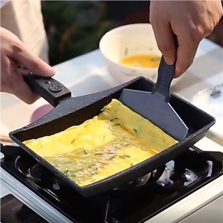 ⊕✚✽Durable Non-Stick Wave Bottom Egg Roll Frying Pan Pancake Omelette Tamagoyaki Cooking Pots Saucepan Kitchenware Kitch