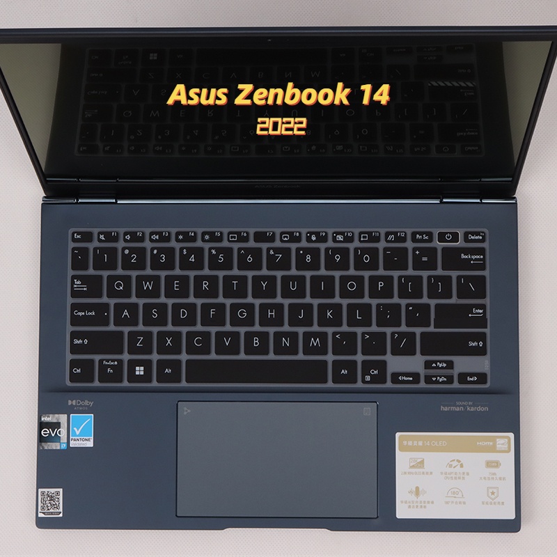 ฟิล์มป้องกันคีย์บอร์ดแล็ปท็อป สําหรับ Asus Zenbook 14 OLED UM3402Y ...