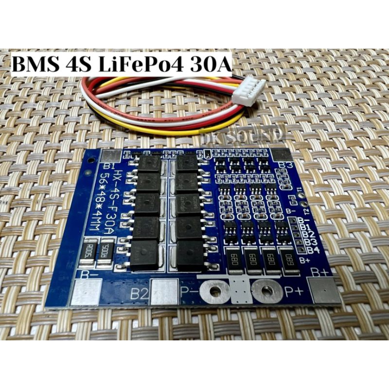 ภาพสินค้าBms​ 4s​ วงจรป้องกันแบตเตอรี่ BMS LiFePo4 3.2V 30A 4S (Peak 56A) บาลานซ์: 58mA ชนิด Common port ใช้กับแบต 32650 ได้ จากร้าน ohm_sound_thailand บน Shopee ภาพที่ 3
