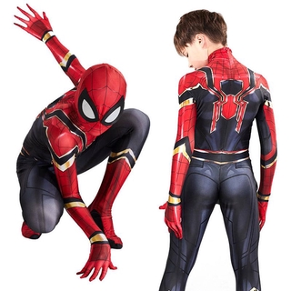 ภาพหน้าปกสินค้าชุดจั๊มสูทคอสเพลย์ Spider-Man Iron Spiderman สําหรับแต่งคอสเพลย์ ซึ่งคุณอาจชอบราคาและรีวิวของสินค้านี้