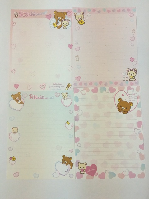 กระดาษโน๊ตแบ่งขาย-rilakkuma