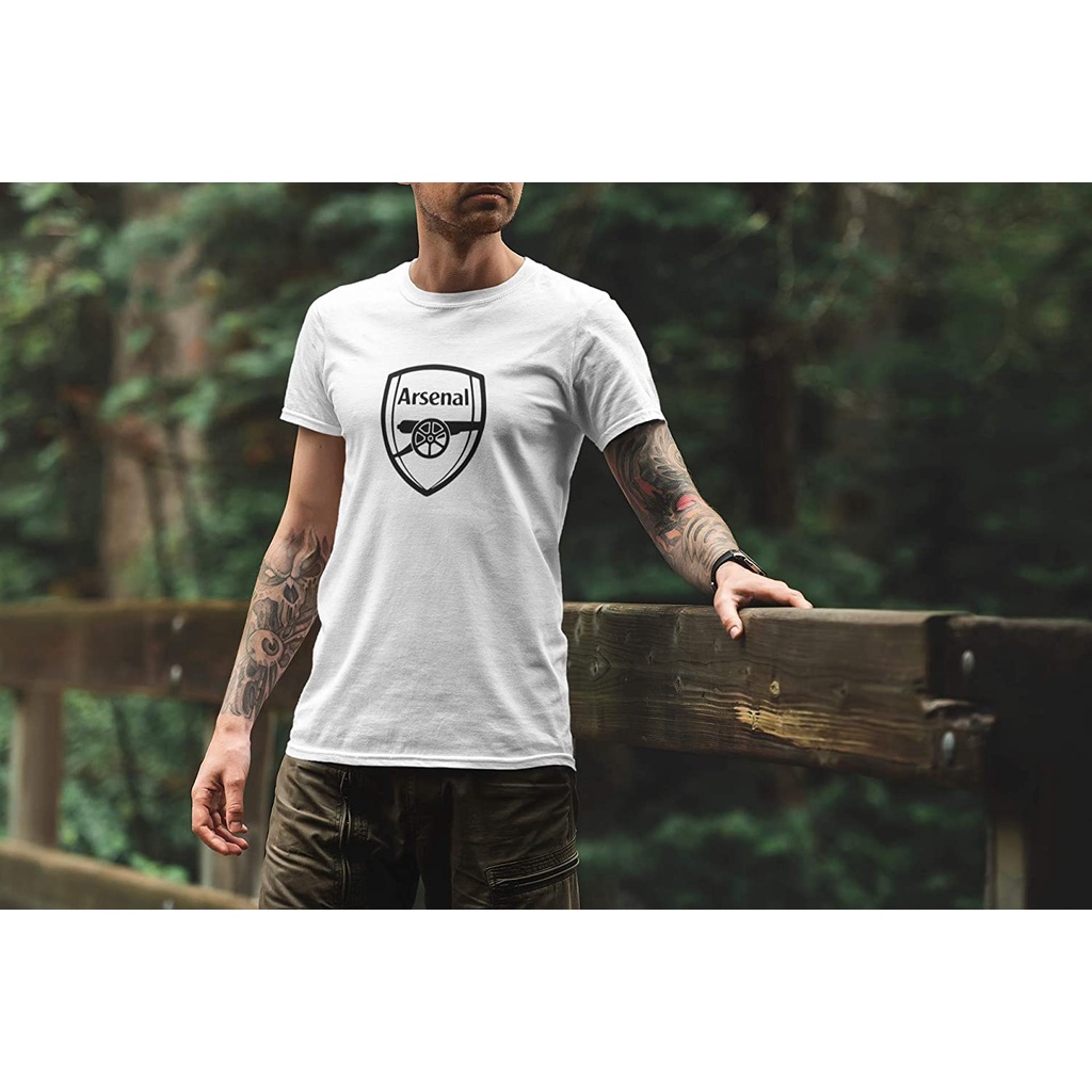 เสื้อยืดวินเทจ100-cotton-เสื้อยืดผู้ชาย-arsenal-fc-tshirt-arsenal-soccer-jersey-men-arsenal-t-shirt-mens-arsenal-s